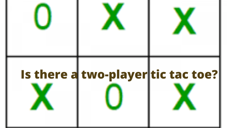 Is there a two-player tic tac toe?