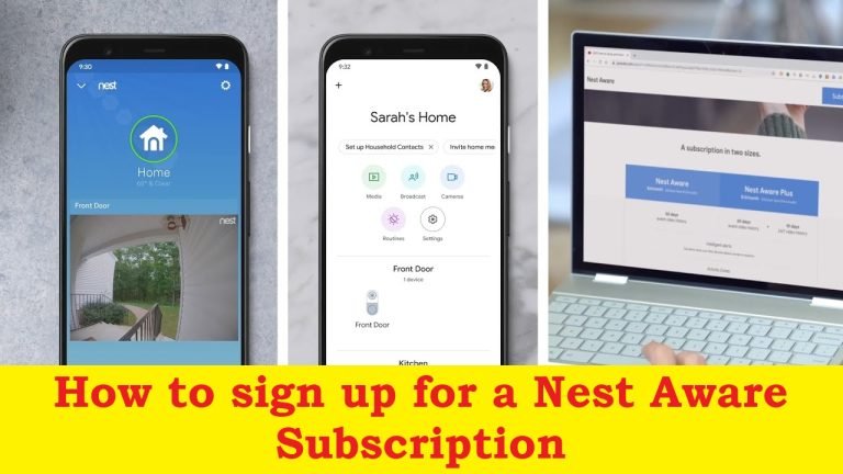 How to sign up for a Nest Aware subscription