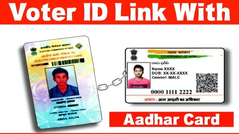 Voter ID Aadhaar Card Link