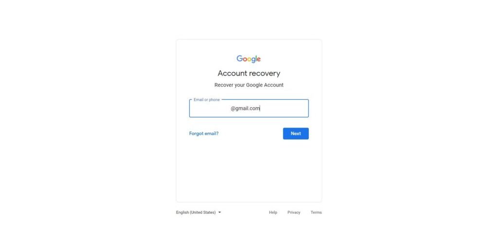 Find Google Account Password